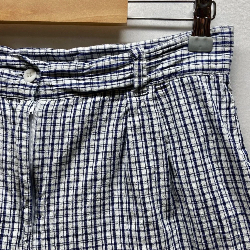 Legacy Shorts Women's‎ Junior 13 Blue White Plaid 8